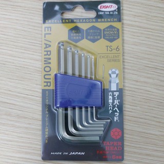 Bộ lục giác EIGHT TS-6 Excellent Series 1.5- 5mm (Made in Japan)