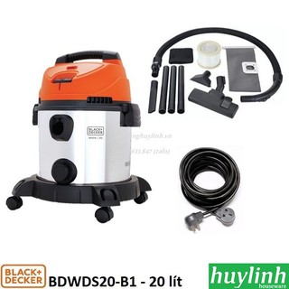 [Mã ELHAMS5 giảm 6% đơn 300K] Máy hút bụi khô và ướt Black Decker BDWD15-B1 - 15 lít