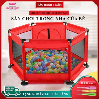 Quây bóng, nhà bóng, lều bóng cho bé thiết kế khung inox chắc chắn và an toàn cho bé Tặng kèm mười bóng