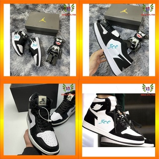 Giày thể thao sneaker panda cao cổ đen trắng cho nam nữ