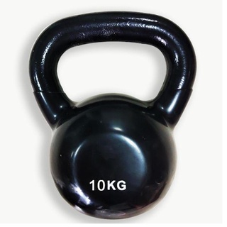 Tạ Bình Vôi,Tạ Quai Xách 10kg Gang Đúc Nguyên Khối Bọc Cao Su Bóng Cao Cấp