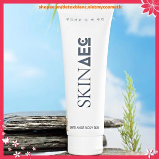 SỮA TẮM KÍCH TRẮNG THAN HOẠT TÍNH SKIN AEC WHITE ANISE BODY SKIN 150ml