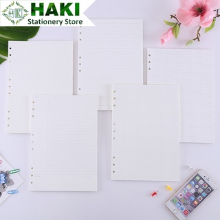 Ruột sổ còng giấy refill HAKI B5 9 lỗ phụ kiện sổ planner bullet journal RS03