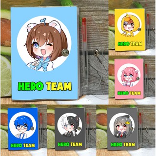 Sổ in hình hero team các thành viên