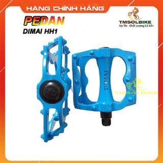 (Màu Xanh Nước Biển - Blue) Pedan Bàn Đạp Xe Đạp Full Hợp Kim Nhôm Siêu Nhẹ Chống Trượt Pedal Xe Đạp Nhôm Siêu Bền