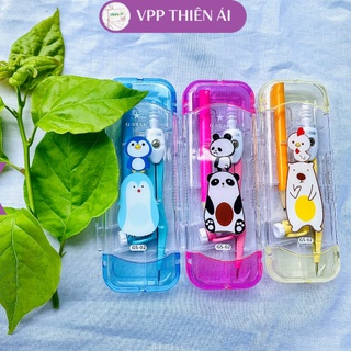[Hàng đẹp G-star] Compa kèm bút chì cho học sinh, đồ dùng học tập cute