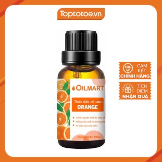 [GIÁ DÙNG THỬ] Tinh Dầu Nguyên Chất Oilmart Essential Oil 15ml - Xông Phòng, Khử Mùi, Đuổi Muỗi, Thư Giản, Giảm Stress