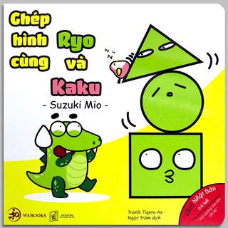 Sách - Ehon Hình khối - Ghép hình cùng Ryo và Kaku (0-6 tuổi)