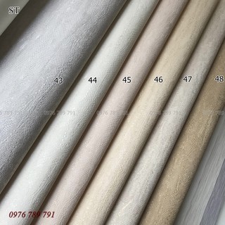 giấy dán tường trơn ST ,mầu trắng , mầu vàng , mầu xanh ,  khổ 53cm ,giấy lụa tốt ,giá rẻ,giấy không keo