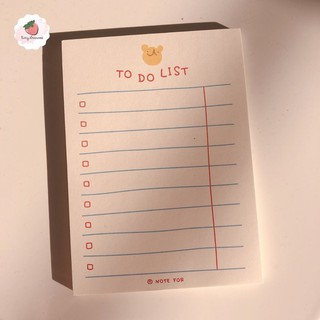 Tập giấy ghi chú Note for hình chú gấu