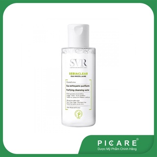 Nước tẩy trang làm sạch và loại bỏ dầu cho da dầu mụn Sebiaclear Eau Micellaire 75ml