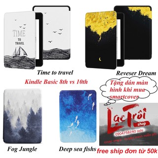 [Kindle basic 8th-10th] Bao da họa tiết kindle