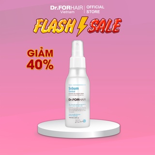 Chai Xịt Kiểm Soát Nhờn Da Đầu Dr.FORHAIR Sebum Control Tonic 100ml giúp da đầu và tóc bạn luôn khô thoáng và tươi mát