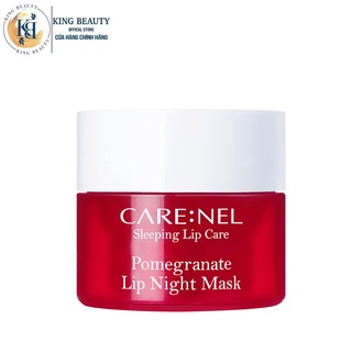 Mặt nạ ngủ mềm môi ngừa lão hóa tẩy tế bào chết môi Care:nel Pomegranate Lip Night Mask 5g - LỰU