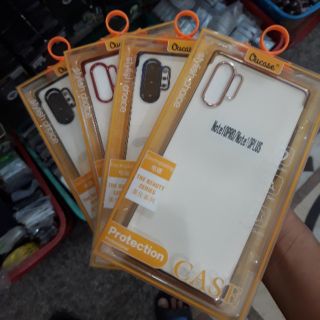 Ốp lưng dẻo silicon viền màu cho samsung Note 10 pro/note 10 plus chính hãng OU