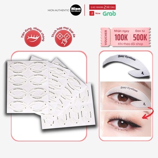 Khuôn kẻ mắt  Eyeliner  Mold Hion Authentic  ,64 miếng dán tạo khuôn giúp kẻ mắt dễ dàng, tiện lợi, nhanh chóng