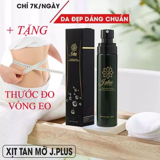 xịt tan mỡ Đan Trường JPlus chính hãng đánh tan mỡ bụng chính hãng 100ml + TẶNG thước đo vòng eo