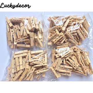 Combo 50 kẹp gỗ kẹp ảnh ( giá sỉ)