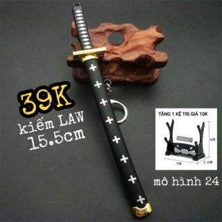 [GIÁ HỦY DIỆT] Móc khóa Kiếm Kikoku của Trafalgar Law Kim loại titan ko gỉ trong One Piece anime