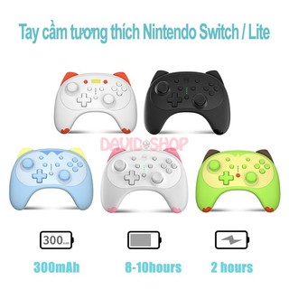 [Mã 273ELHA100K0 hoàn 7% đơn 500K] Tay cầm mini không dây IINE tai mèo cho Nintendo Switch / Nintendo Switch Lite
