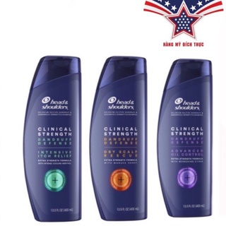 [HÀNG MỸ] Dầu Gội Sạch Gàu Head &amp; Shoulder Clinical Strength (400ml)
