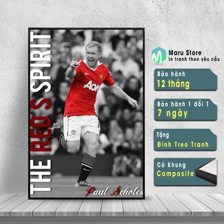 Tranh Canvas Paul Scholes tại Manchester United, Treo Tường, Trang Trí