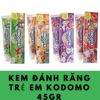 Kem đánh răng cho bé Kodomo hương cam , dâu , nho , dưa gang 45g