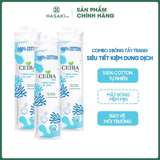 Bông Tẩy Trang Ceiba 100% Chất Liệu Cotton Hasaki Sản phẩm chính hãng