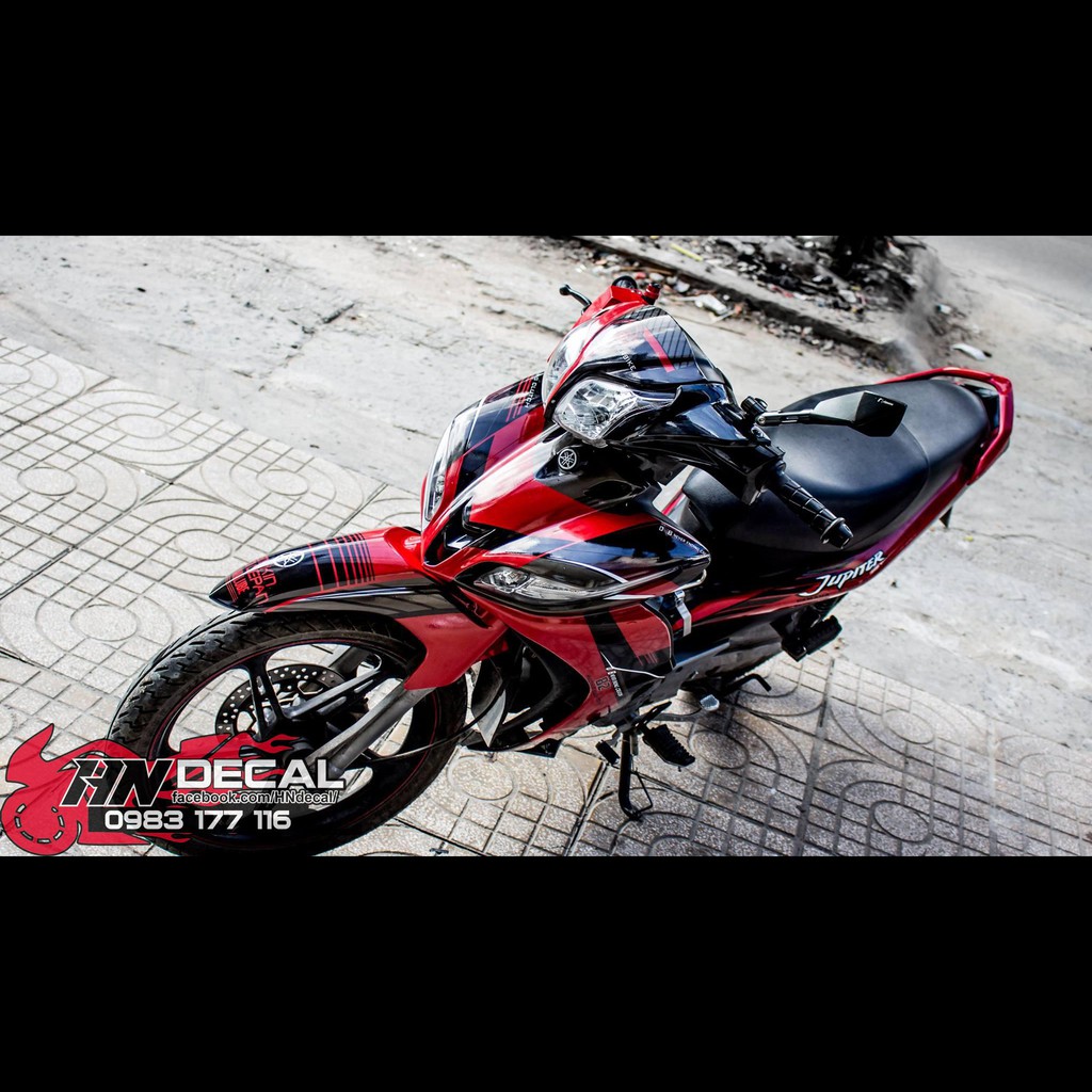 Tem Trùm Jupiter Đỏ Đen HNC
