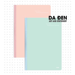 [DA ĐEN] KLONG Vở May Dán Gáy Dot Grid B5 - 200 Trang; MS: 839
