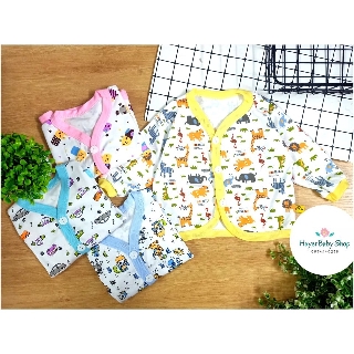 Áo khoác họa tiết  tay dài cho bé trai, bé gái từ sơ sinh đến 11,5kg