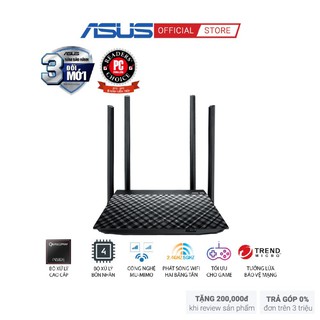 Router Wifi ASUS RT-AC1300UHP (Dũng Sĩ Xuyên Tường) AC1300 MU-MIMO, 2 băng tần