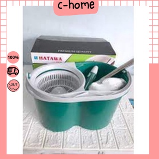 Cây Lau Nhà 360 Độ Hatawa Kèm Bông Lau Cực Tiện Dụng