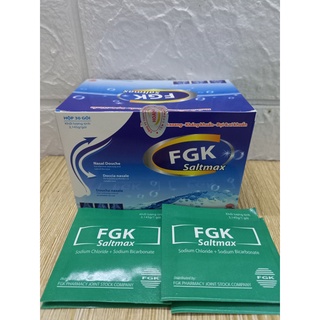 Gói muối rửa mũi FGK Saltmax. Rửa mũi xoang, kháng khuẩn (Hàng chính hãng)