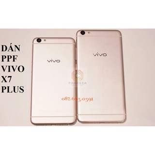 Dán PPF Vivo X7 plus bóng, nhám-màn hình, mặt lưng, mặt lưng full viền