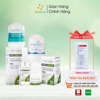 Lăn Khử Mùi Perspi Guard / Shield / Rock Giúp Giảm Mùi &amp; Mồ Hôi Hiệu Quả Lên Đến 5 Ngày