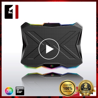 Đế Quạt Tản Nhiệt Gaming Đèn Led VSP Cooler N31 Quạt Làm Mát Laptop