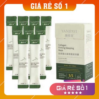 Mặt nạ ngủ FREESHIP Nạ dạng thạch Collagen nâng cơ chính hãng YANJIAYI (Hộp 20 gói)
