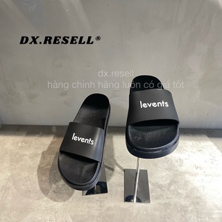 [Mã SKAMFSW175 giảm 10K đơn 50K] Dép LEVENTS® Form Chữ Nhỏ ESSENTIAL SLIPPER/ BLACK (LEVENTS Chính Hãng)