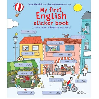 Sách - My first english sticker book Cuốn sách tiếng anh đầu tiên của tớ