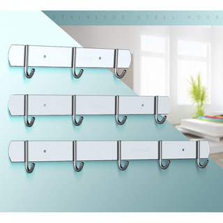 Móc Inox 304 Dính Tường Treo Quần Áo Mengni MNGG-0174 (4 Móc)