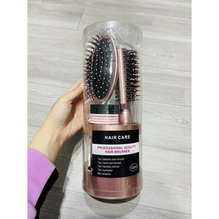 [BILL MỸ] SET LƯỢC GỠ RỐI HAIR CARE PROFESSIONAL QUALITY HAIR BRUSHES