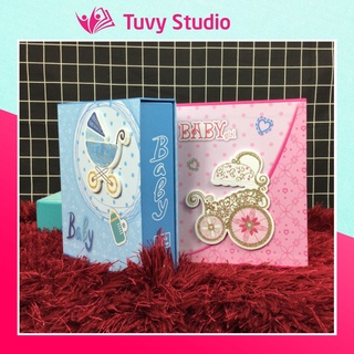 Album ảnh 10x15 chứa 40 ảnh có hộp để ảnh gia đình, ảnh cho con, ảnh tình yêu sẵn hàng tại Tú Vy Studio