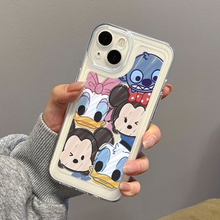 SANRIO Ốp Điện Thoại Cứng Trong Suốt Chống Sốc Hình Hoạt Hình Disney Cho iPhone 14 11 13 12 X XS Pro Max xr Mini xr