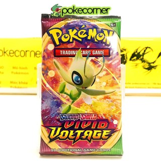 (rẻ vô địch) Gói thẻ bài Pokemon TCG Booster Pack Vivid Voltage SS4 Chính Hãng, Mới 100% (Art Ngẫu Nhiên) - PokeCorner