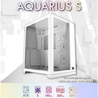 Vỏ case Xigmatek Aquarius S Artic, ATX, kính cường lực.