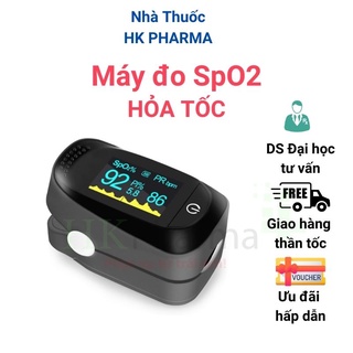 [Hỏa tốc] Máy đo oxy máu, nhịp tim SpO2 Bảo hành 1 đổi 1 trong 6 tháng