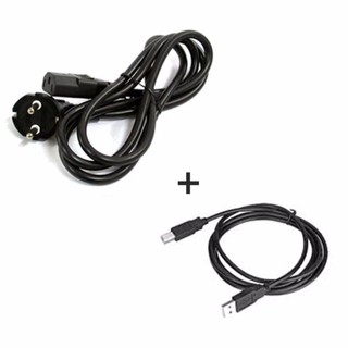 Combo dây nguồn máy in laser + cáp USB máy in laser 1.5m