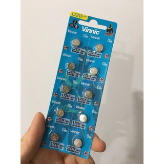 Vỉ pin Vinnic L721F LR66 AGG11 SR721SW 721 379 dùng để thay thế cho đồng hồ các loại
