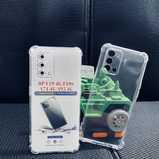 Ốp lưng chống sốc OPPO A95 4G dẻo trong suốt cao cấp bo 4 góc chống va đập
